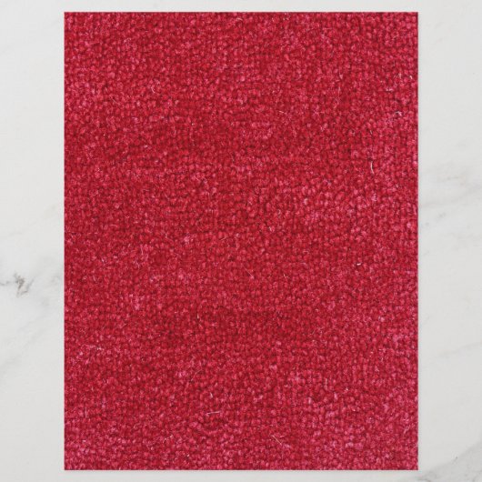 緑と赤のカーペットテクスチャ チラシ (正面)
