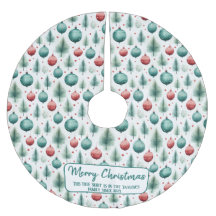 緑と赤のクリスマスパターン –