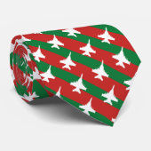 緑と赤のストライプEA-18Gパターンのクリスマス ネクタイ (ロール)