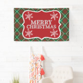 緑と赤のチェック 横断幕 (インサイチュ)