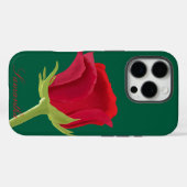 緑と赤のバラiPhoneケース Case-Mate iPhoneケース (裏面 (横))