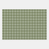 緑と赤の休日ギフトラップ ラッピングペーパーシート (正面2)