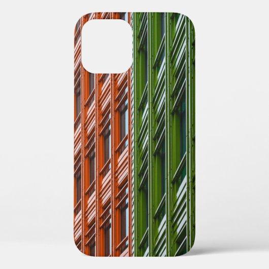 緑と赤の建築構造 Case-Mate iPhoneケース (裏面)