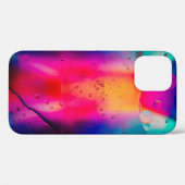 緑と赤の抽象芸術絵画 Case-Mate iPhoneケース (裏面 (横))
