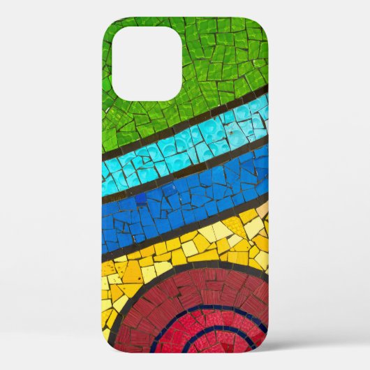 緑と赤の抽象芸術絵画 Case-Mate iPhoneケース (裏面)