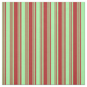 緑と赤の線 ファブリック (見本)