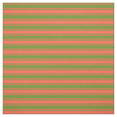 緑と赤の線 ファブリック (見本)