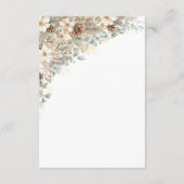 緑と金ゴールドのエンクロージャカード詳細 エンクロージャーカード (裏面)