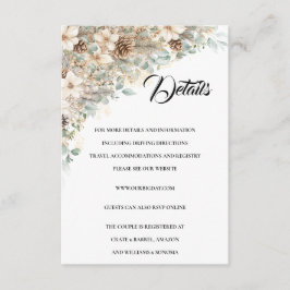 緑と金ゴールドのエンクロージャカード詳細 エンクロージャーカード