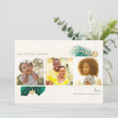 緑と金ゴールドのビーチ熱帯の緑3 – 写真 シーズンカード (スタンド正面)