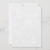 緑と金ゴールドのブライダルシャワーへの招待 招待状 (裏面)