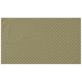 緑と金ゴールドのヴィンテージニットパターン テーブルクロス (正面(横))