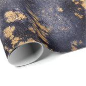 緑と金ゴールドの大理石包み紙 ラッピングペーパー (ロールコーナー)