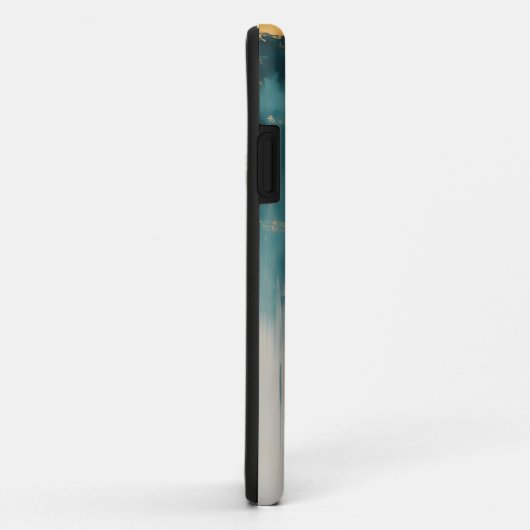 緑と金ゴールドの抽象芸術#5 Case-Mate iPhoneケース (裏面/右)