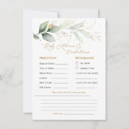 緑と金ゴールドの葉のベビー予測とアドバイス