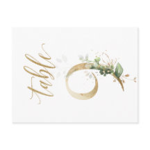 緑と金ゴールドの葉，表9，表番号