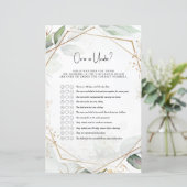 緑と金ゴールドの赤ちゃんシャワーゲームの前後？ (スタンド正面)