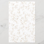 緑と金ゴールドの赤ちゃんシャワーゲームの前後？ (裏面)