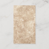 緑と金ゴールドの赤ちゃんシャワー予約リクエスト エンクロージャーカード (裏面)