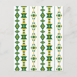 緑と金ゴールドの透明度 ポストカード