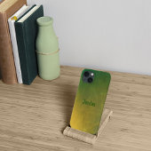 緑と金ゴールドのiPhone / iPadケース iPhoneケース