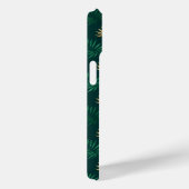 緑と金ゴールドグリッターオン熱帯離れ Case-Mate iPhoneケース (裏面 / 右)