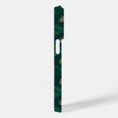 緑と金ゴールドグリッターオン熱帯離れ Case-Mate iPhoneケース (裏面 / 右)