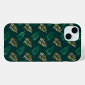 緑と金ゴールドグリッターオン熱帯離れ Case-Mate iPhoneケース (裏面 (横))