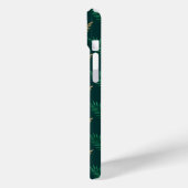 緑と金ゴールドグリッターオン熱帯離れ Case-Mate iPhoneケース (裏面 / 左)