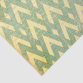 緑と金ゴールド動揺してアールデコ 薄葉紙 (詳細)