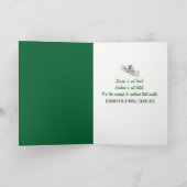 緑と金ゴールド卒業2025スクールカラー カード (内部)