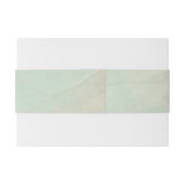 緑と金ゴールド幾何学模様 招待状ベリーバンド (裏面例)