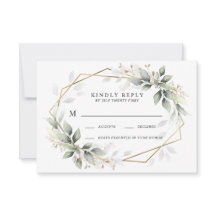 緑と金ゴールド幾何結婚素朴の