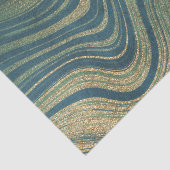 緑と金ゴールド瑪瑙/大理石 薄葉紙 (詳細)