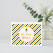 緑と金ゴールド移動ストライプの写真 (スタンド正面)