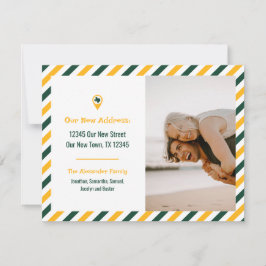 緑と金ゴールド移動ストライプの写真