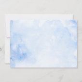 緑と金ゴールド·サファリ動物のベビーシャワー 招待状 (裏面)