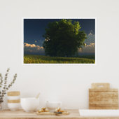 緑と金ゴールド ポスター (キッチン)