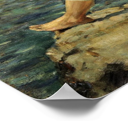 緑と金ゴールド ポスター (角)