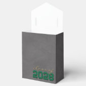 緑と金色の黒板 卒業祝いギフトボックス フェイバーボックス (オープン)