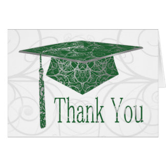 緑と銀のフローラキャップ