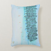 緑と雪 アクセントクッション (正面(垂直))