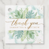 緑と青と緑の水の色 フェイバータグ (正面)