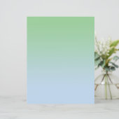 緑と青のグラデーション紙 (スタンド正面)