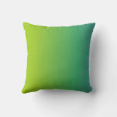 緑と青のグラデーション クッション (裏面)