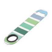 緑と青のストライプ スピード栓抜き (裏面アングル)