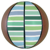 緑と青のストライプ バスケットボール (縦)