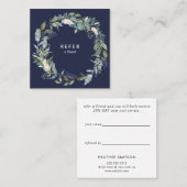 緑と青のフローラ 紹介カード (正面/裏面)