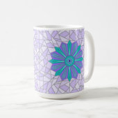 緑と青のミックスマグカップ コーヒーマグカップ (正面右)