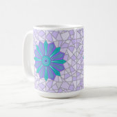 緑と青のミックスマグカップ コーヒーマグカップ (正面左)